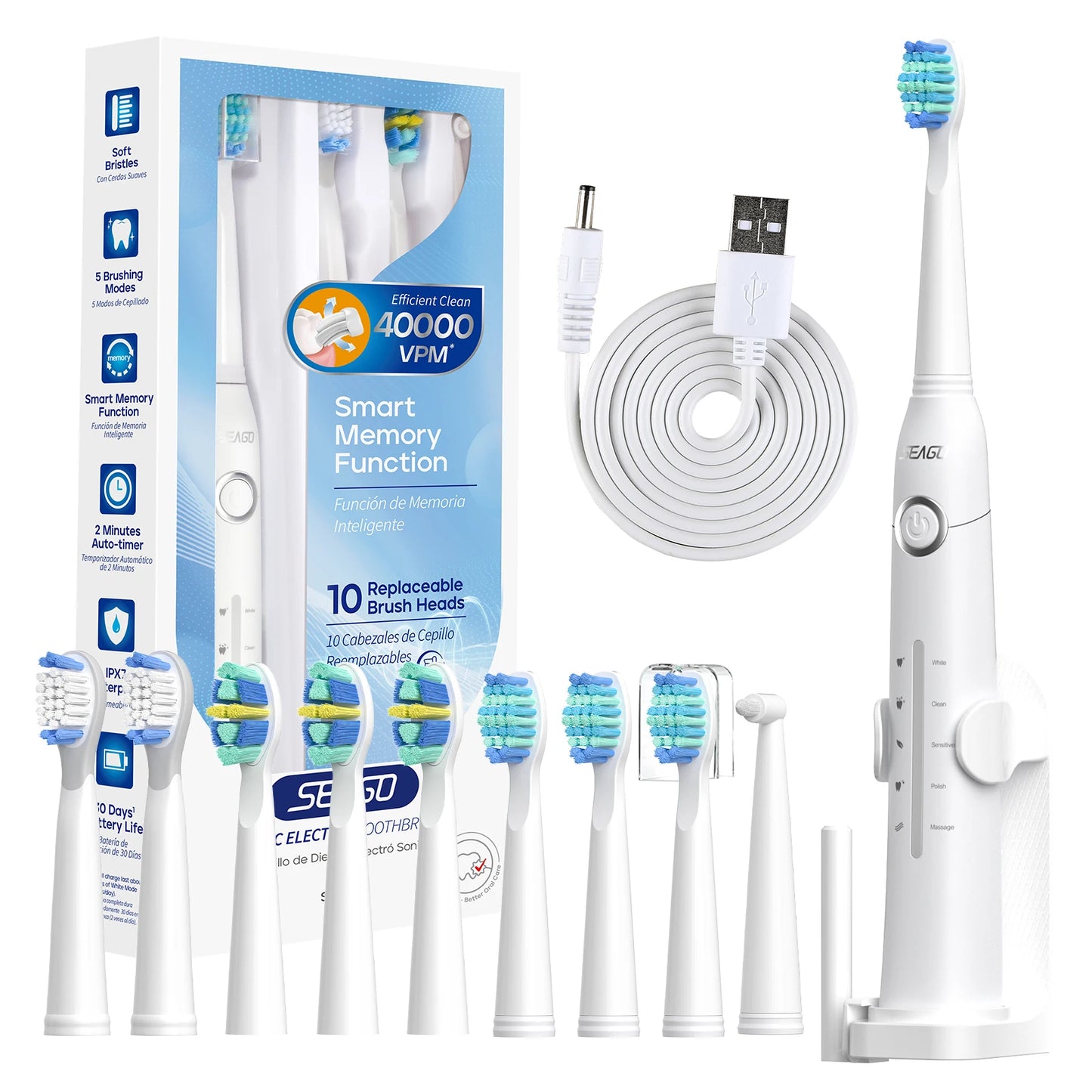 Adult Sonic Electric Toothbrush