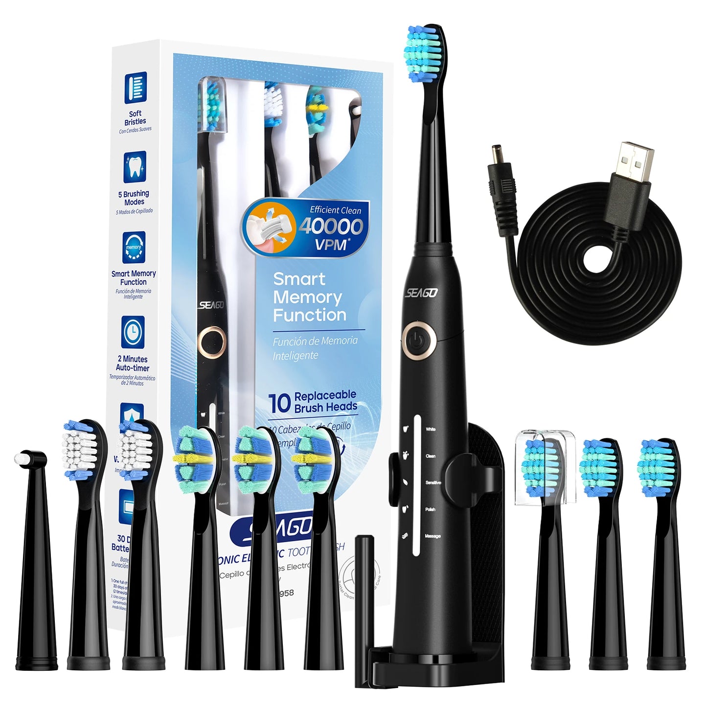 Adult Sonic Electric Toothbrush